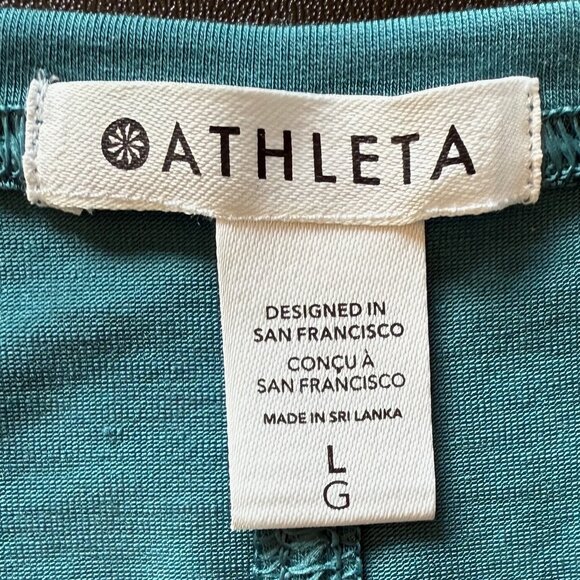 Athleta Pullover Twist Front Sleeveless Top Size Large - Picture 10 of 10